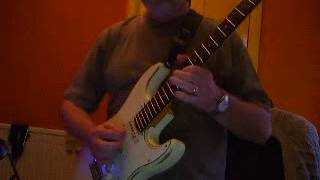 short blues jam using a Vintage v6 icon Strat copy