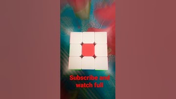 making Japan flag on Rubik