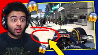 Gamer Continues Race On THREE WHEELS on F1 Game! How Does This Even Happen?! screenshot 3