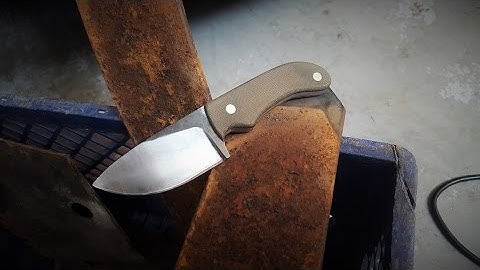 Making a Knife from a 100 year old leaf spring