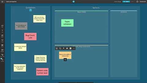 Remote team collaboration using Nureva Span - Sprint retrospective