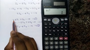 BE8255 Basic Electrical, Electronics and Measurement Engineering Unit-1 Part-2 Mesh analysis prob