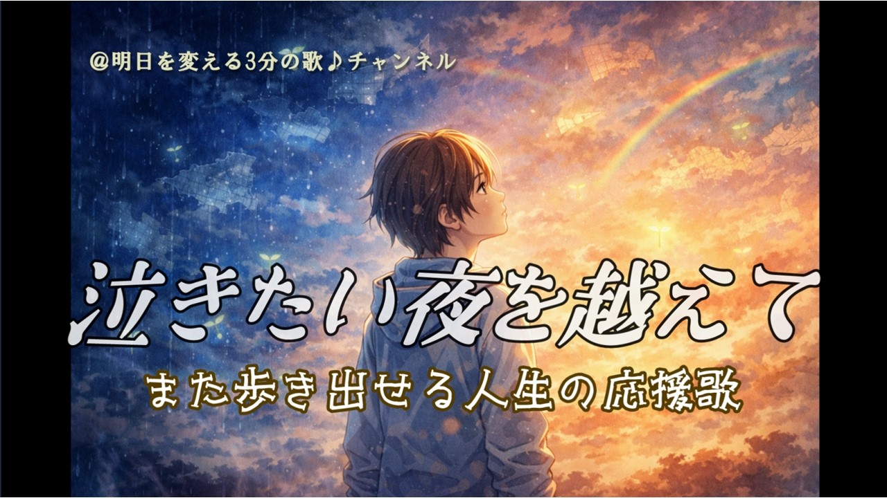 ♪泣きたい夜を越えて～また歩き出せる人生の応援歌～