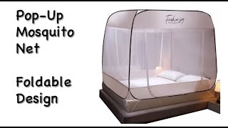 Popup Mosquito Net Foldable Tent Portable Folding Design with Full Net Bottom