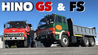 1992 Hino GS & 1991 Hino FS Trucks  Old School Test Drive