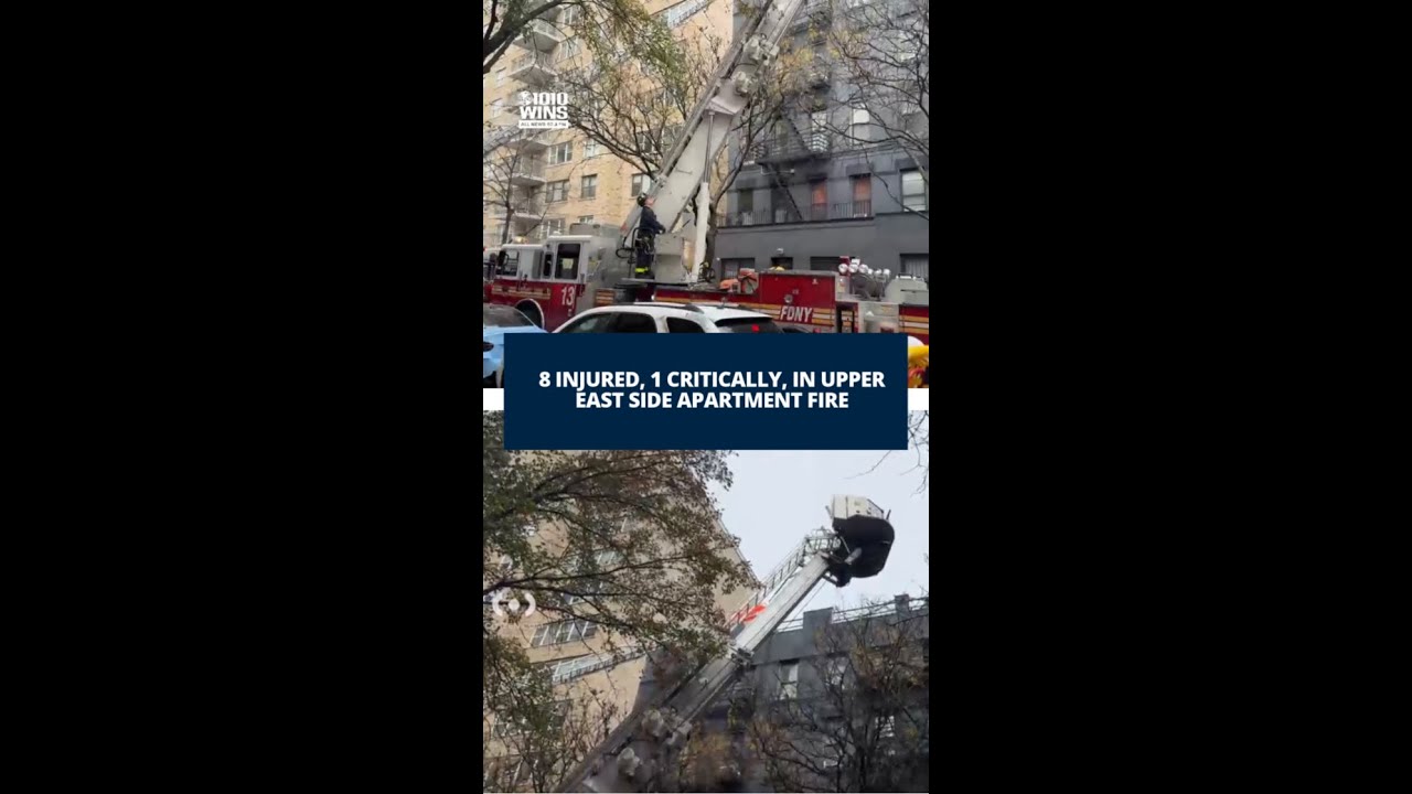 8 injured, 1 critically, in Upper East Side apartment fire - YouTube
