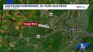 18-year-old found dead after vehicle becomes submerged in Berks County quarry, coroner says