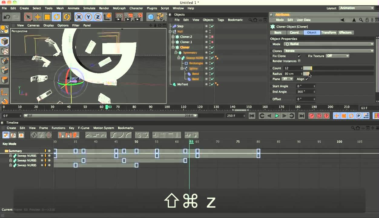 Spline Text Tutorial Cinema 4D final HD - YouTube