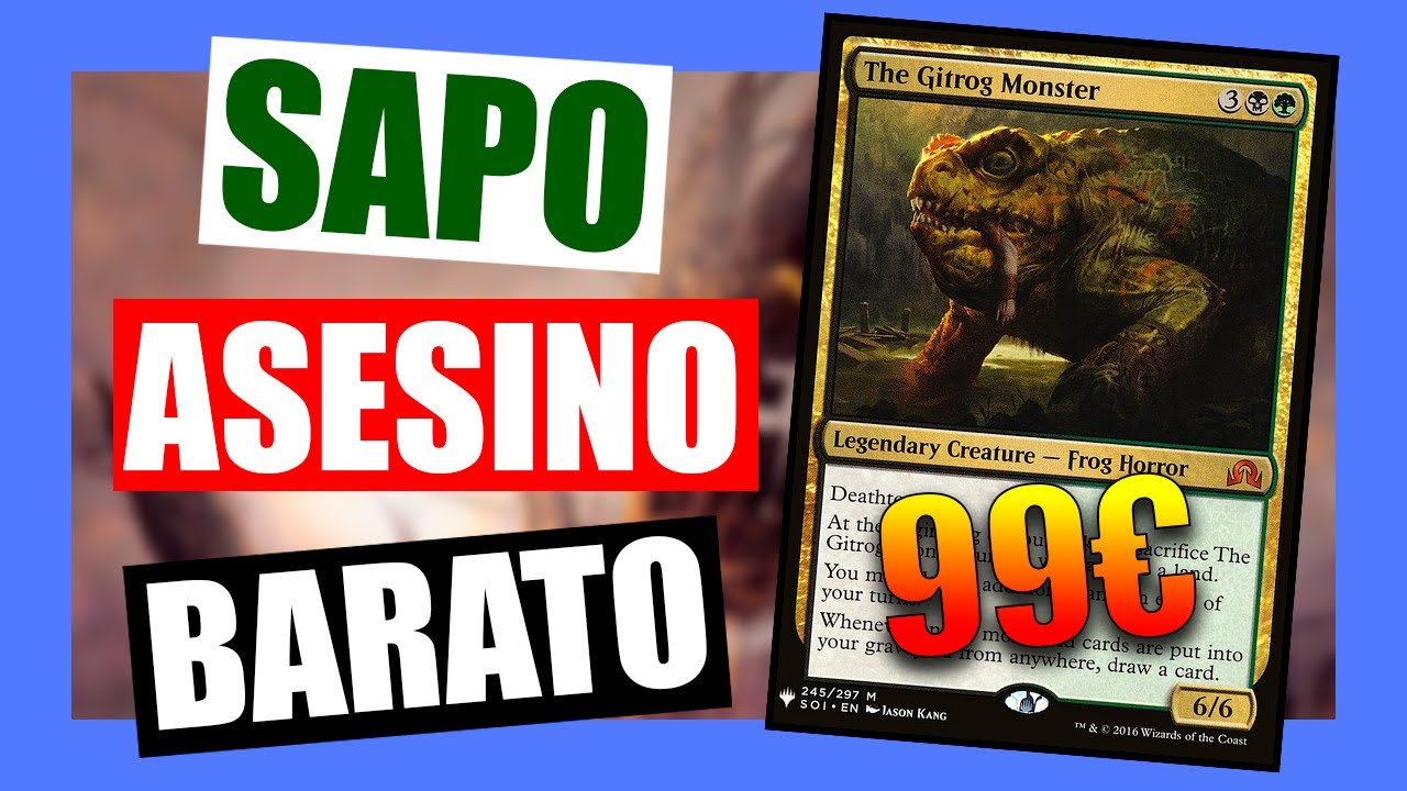 🐸THE GITROG MONSTER🐸Un MONSTRUO viene a VERME 💸99€💸😎Commander
