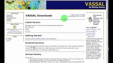 How to Install Vassal