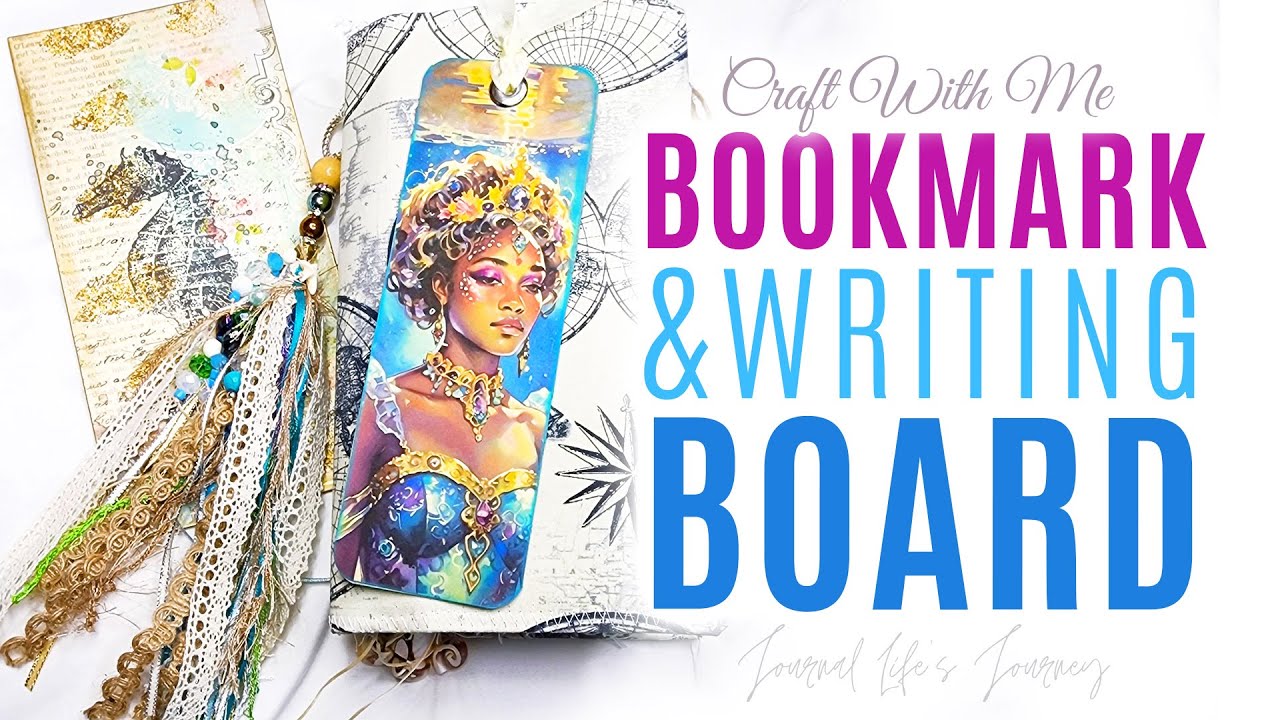 Easy DIY Junk Journal Writing Board, Bookmark and Tags Craft With Me ...