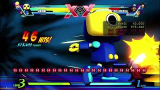 UMVC 3 CE - Servbot, Gambit, Cap Commando Combos ( By [UG] YoungLegendd6 ) 