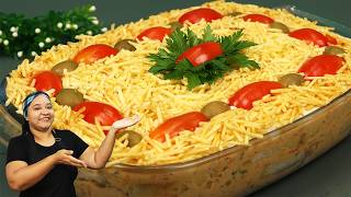 Torta Fria De Frango Na Travessa Lanche Fácil E Gostoso - Bolo Salgado Ou Torta De Pão De Forma