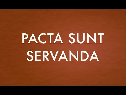 Pacta Sunt Servanda