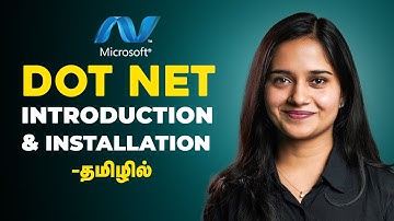 Dot Net Installation | .NET Tutorial For Beginners in Tamil | Dot Net tutorial Beginners in Tamil