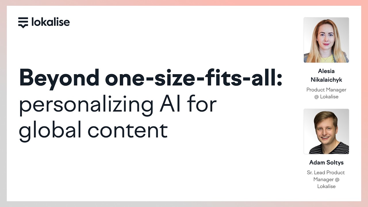 Beyond one-size-fits-all: personalizing AI for global content