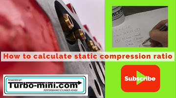 Classic Mini Tech: Super simple static compression ratio calculations, how to made easy.