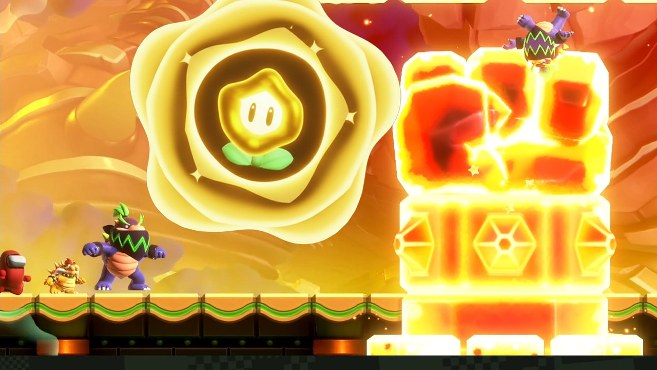 Super Mario Bros. Wonder: Final Boss 3 Players  — Total Madness!