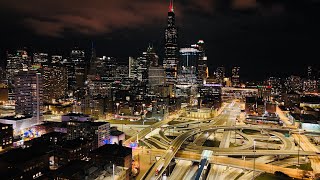 Chicago By drone Aerial Footage DJI Mini 4 Pro