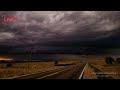  damaging 100 mph winds possible in kansas  live storm chase