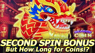 Second Spin Big Win Bonus! NEW Dragon Coin New Year Slot Machine, But Where Are The Coins!? screenshot 3