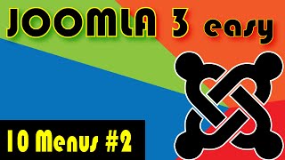Joomla 3 Tutorials: Creating Menus for Joomla part 2