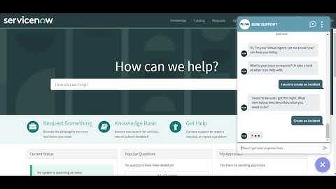 Creating Incident by using Virtual Agent in ServiceNow