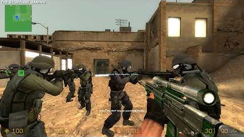 Counter Strike : Source - Sweat - Gameplay "CT Forces" (with bots) No Commentary