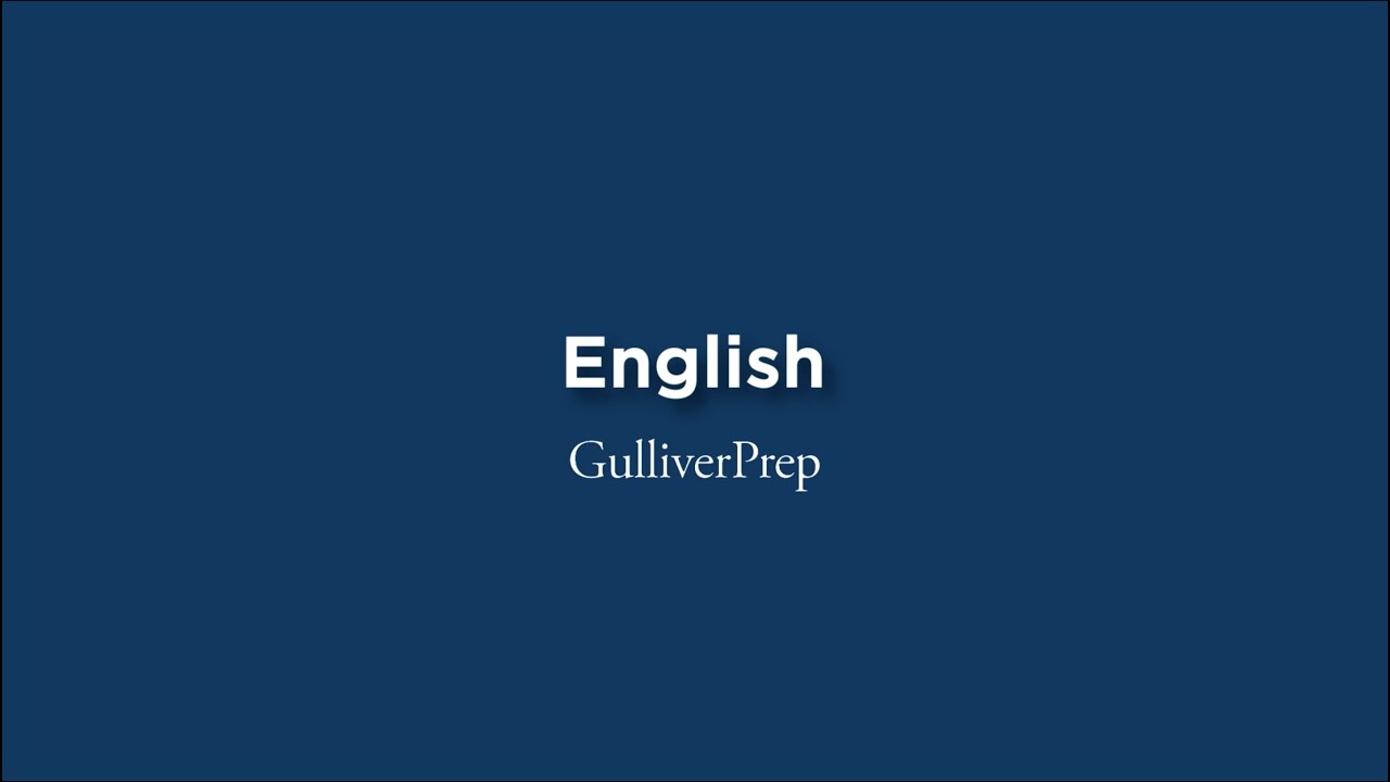 Department Overview: English
