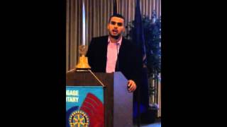 Khodr farhat's speech at Dearborn Rotary club