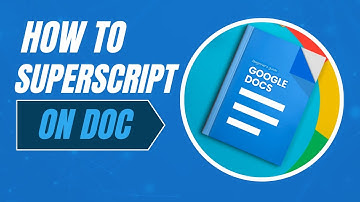 How To Superscript In Google Docs
