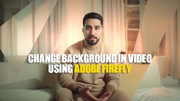 How to change background in video using Adobe Firefly