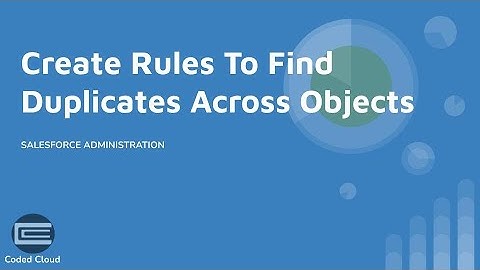 Duplicate Management - Part 3 |  How To Find  Duplicate Across Objects In Salesforce