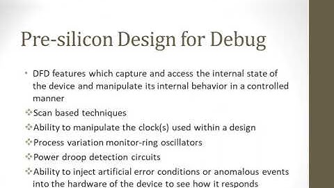SILICON DEBUGGING