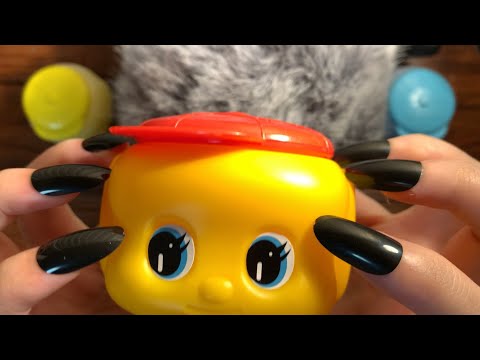 【ASMR・雑い】フエキくんを黒つけ爪で雑めタッピング/ひっかく音フェチーTapping&Scratching