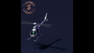 Helicopter take off And landing animation||SAAF SOUL STUDIO||#shorts #animation#3danimation #blender