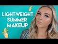 lightweight summer makeup | tarte tutorials