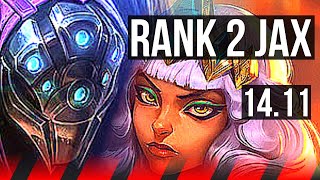 JAX vs QIYANA (TOP) | Rank 2 Jax, Rank 10, 9/2/6, Godlike | BR Challenger | 14.11