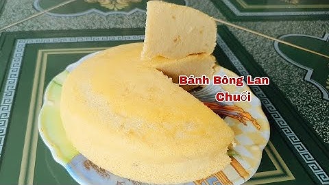 Cách làm Bánh Bông Lan Chuối mềm béo ngọt thơm, đơn giản nhất | Thảo Phan Vlog
