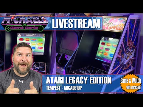 Arcade1Up Atari Legacy Edition Gameplay Livestream from MichaelBtheGameGenie