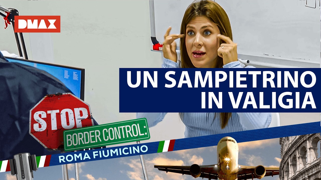 Influencer espulsa da un volo porta con se un souvenir particolare | Border Control Roma Fiumicino