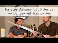 Krieger Armory Club Series Longsword REVIEW | Kult of Athena EXCLUSIVE
