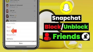 How To Block & Unblock Someone on Snapchat (2024) | Block/Unblock Friends on Snapchat