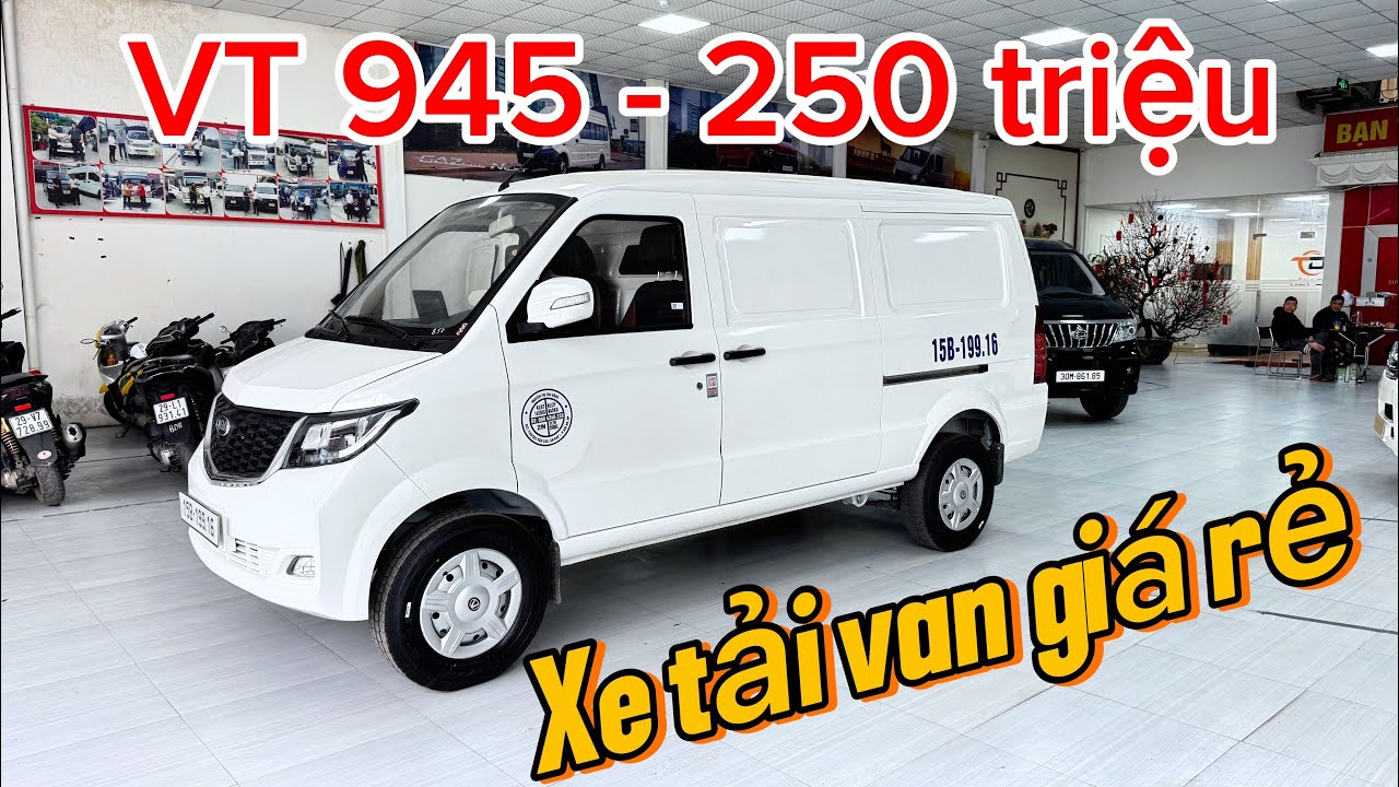 XE TẢI VAN GIÁ RẺ NHẤT THỊ TRƯỜNG - XE VAN VT945 THÙNG DÀI 2m55 #vanlife