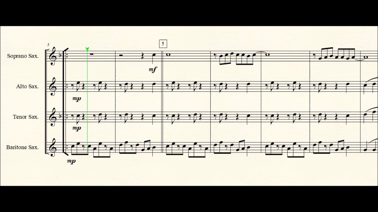 Blue Moon for Saxophone quartet YouTube