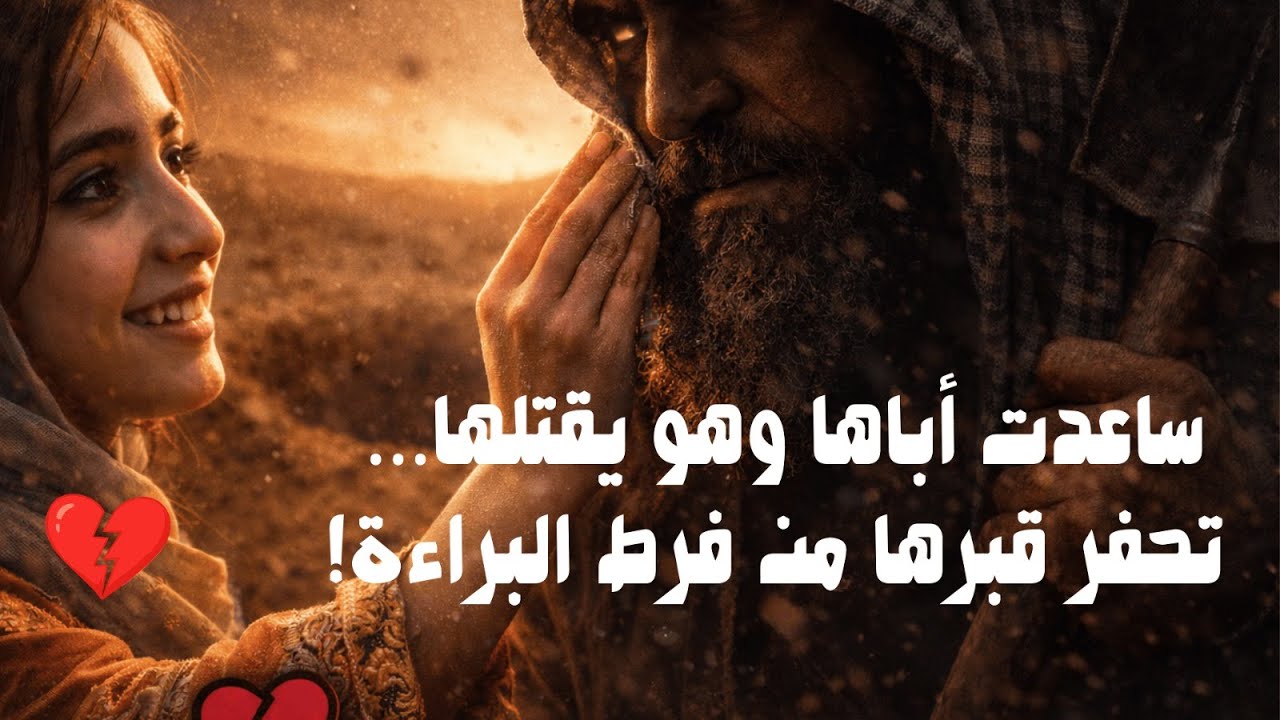 كانت تنادي “أبي” وهو يحفر لها قبرًا💔😭جريمة أنهت الإنسانية ⚖️  قصة قيس بن عاصم  دفن ابنته باسم العار