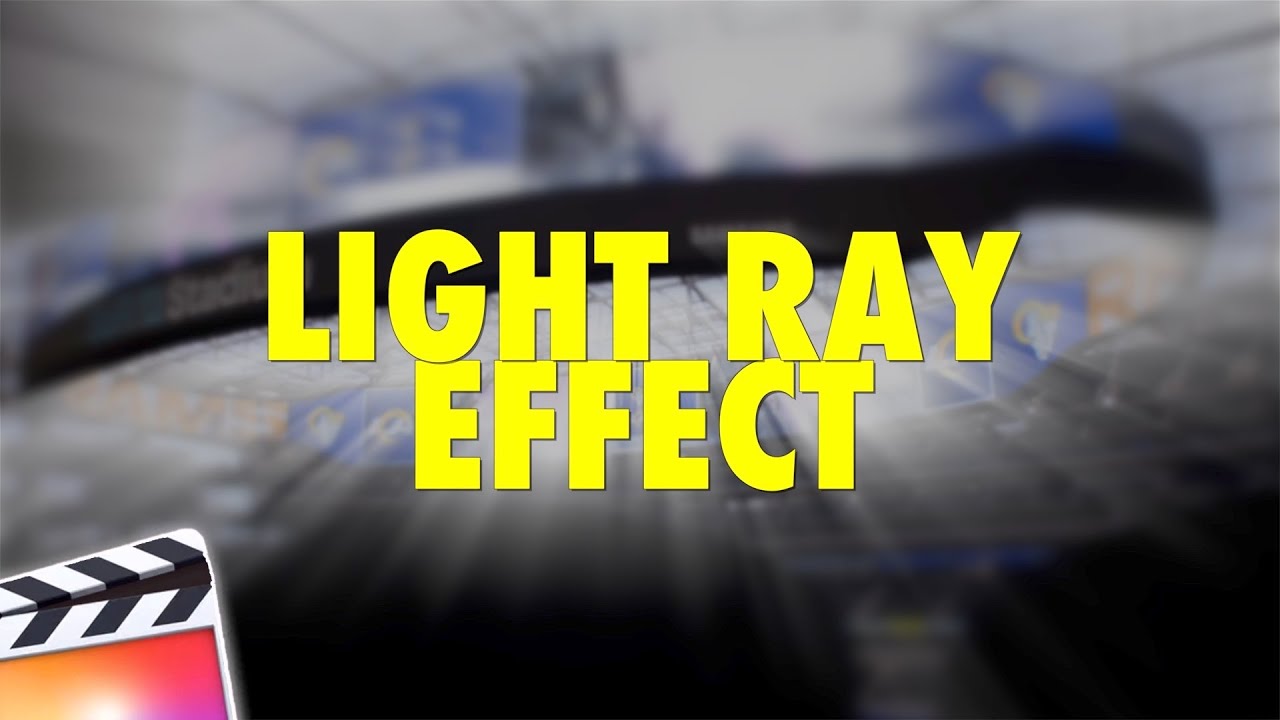 drag hævn trække Final Cut Pro X Light Ray Effect Tutorial - YouTube