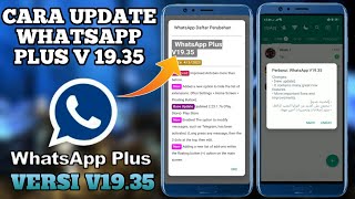 Cara Memperbarui Whatsapp Plus Whatsapp Plus Versi V 19 35