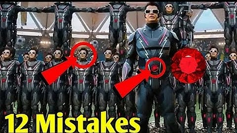 12 Mistakes of 2.0 | 2.0 movie Mistakes | ROBOT 2.0 Mistakes | Rajnikant, Akshok Filmy Sins 👉😱🤫