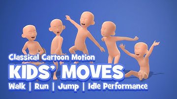 Classical Cartoon Motion - Kids’ Moves | Hand Key Character Animation for iClone and ActorCore